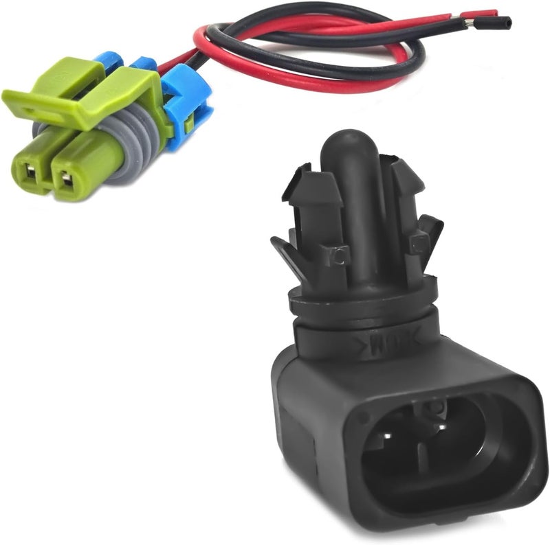 Formiden 25775833 Ambient Air Temperature Sensor with Connector Pigtail Harness – Direct Replacement for GMC Sierra 3500 HD, Chevy Silverado HD, Cadillac Escalade, Colorado & More - Image 1